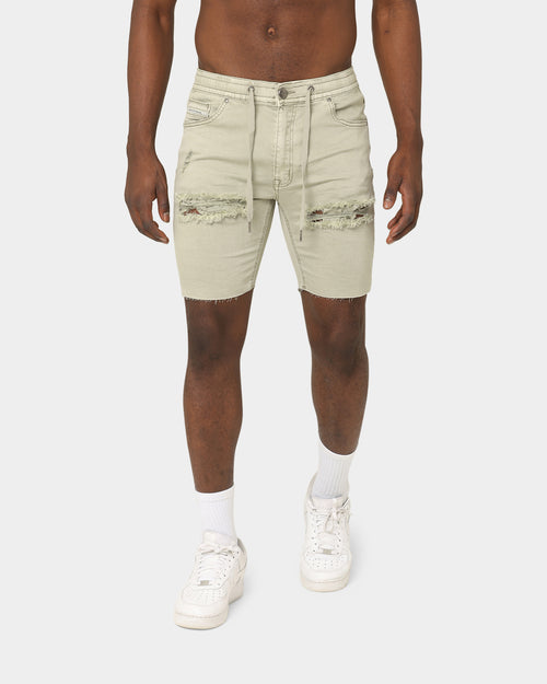 Nena and Pasadena Hartford Shorts Silver Green