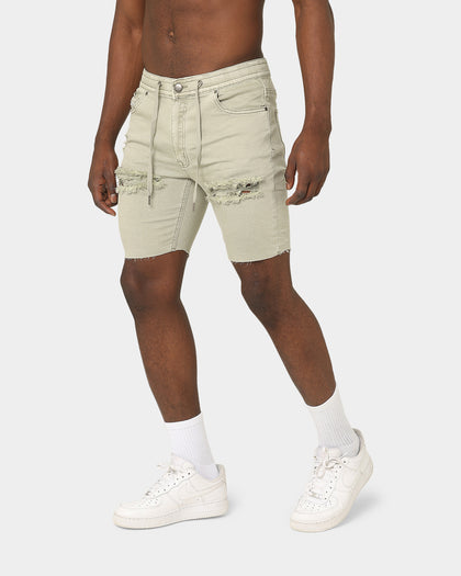 Nena and Pasadena Hartford Shorts Silver Green