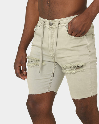 Nena and Pasadena Hartford Shorts Silver Green