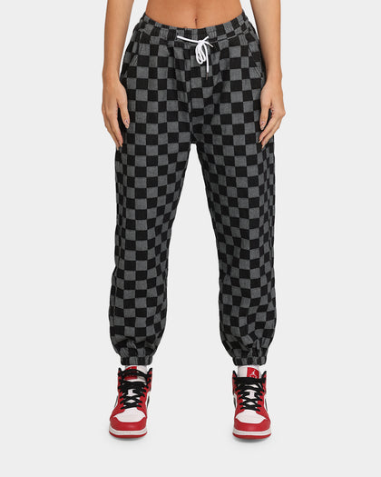 XXIII Ashe Checkered Pants Black