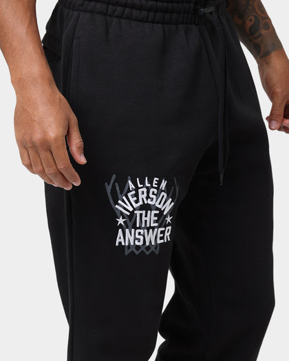Reebok Iverson Basketball Fleece Pants Black