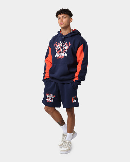 Reebok Iverson Basketball Fleece Shorts Vector Navy