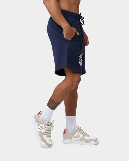 Reebok Iverson Basketball Fleece Shorts Vector Navy