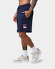 Reebok Iverson Basketball Fleece Shorts Vector Navy