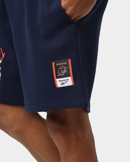 Reebok Iverson Basketball Fleece Shorts Vector Navy