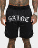 Saint Morta Day Of The Dead Basketball Shorts Black/White