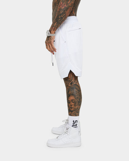 Saint Morta Day of the Dead Basketball Shorts White/Black