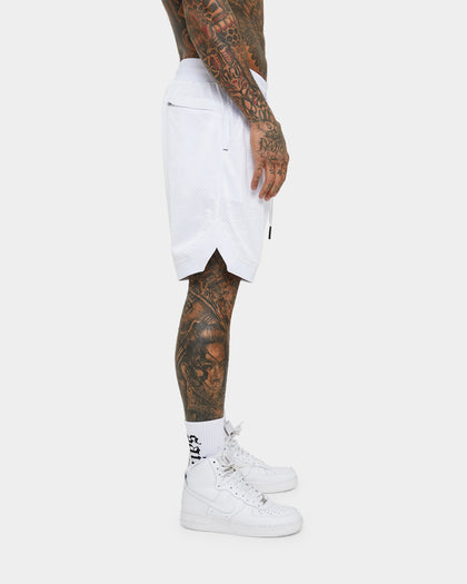 Saint Morta Day of the Dead Basketball Shorts White/Black