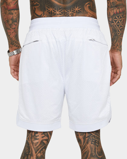 Saint Morta Day of the Dead Basketball Shorts White/Black