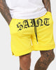 Saint Morta Day of the Dead Basketball Shorts Yellow/Black