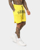 Saint Morta Day of the Dead Basketball Shorts Yellow/Black