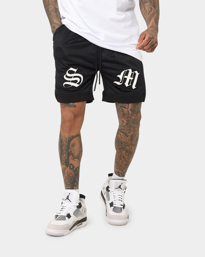 Saint Morta Graves Basketball Shorts Black