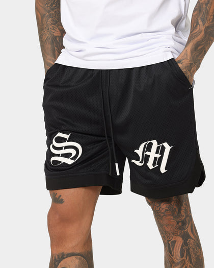 Saint Morta Graves Basketball Shorts Black
