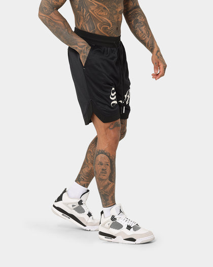 Saint Morta Graves Basketball Shorts Black