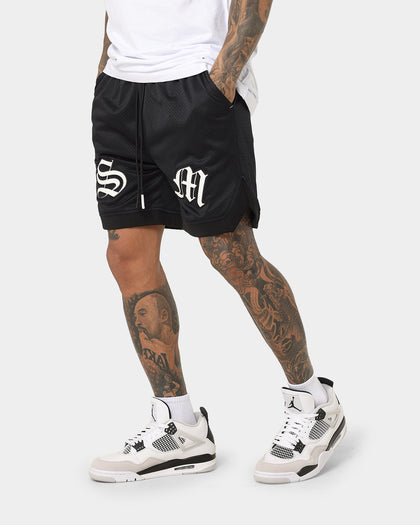 Saint Morta Graves Basketball Shorts Black
