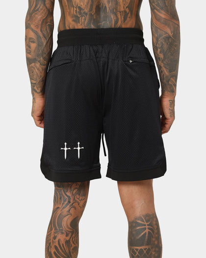 Saint Morta Graves Basketball Shorts Black