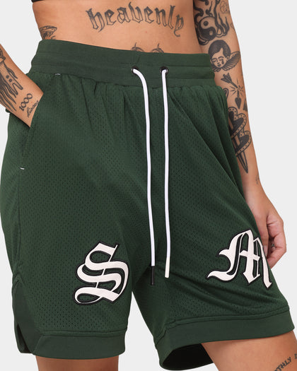 Saint Morta Graves Basketball Shorts Dark Green