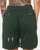 Saint Morta Graves Basketball Shorts Dark Green