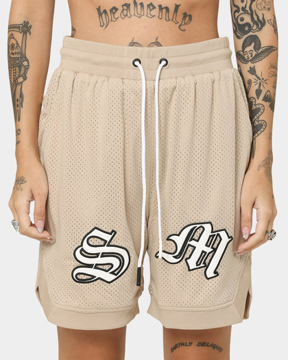 Saint Morta Graves Basketball Shorts Stone
