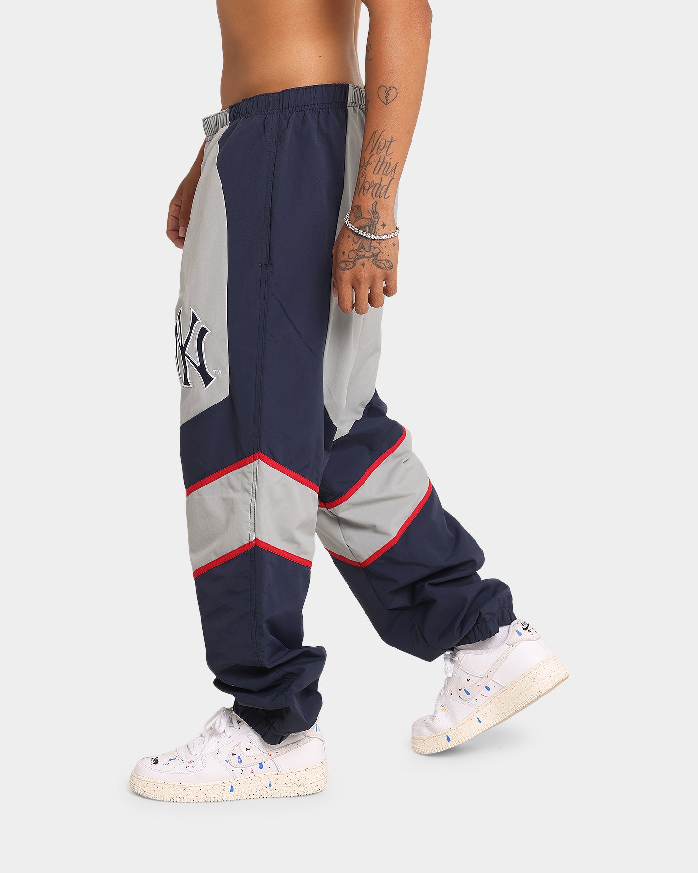 Supreme New York Yankees Track Pants Navy | Culture Kings US