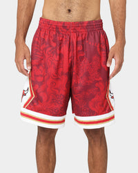 Mitchell & Ness Chicago Bulls CNY 4.0 Swingman Shorts Scarlet