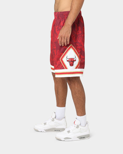 Mitchell & Ness Chicago Bulls CNY 4.0 Swingman Shorts Scarlet