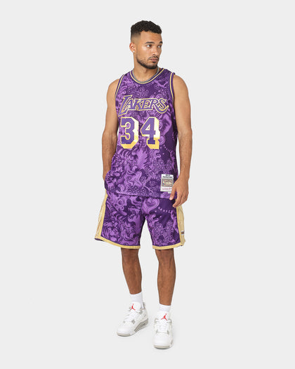 Mitchell & Ness Los Angeles Lakers CNY 4.0 Swingman Shorts Purple