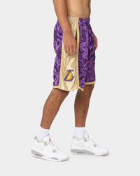 Mitchell & Ness Los Angeles Lakers CNY 4.0 Swingman Shorts Purple