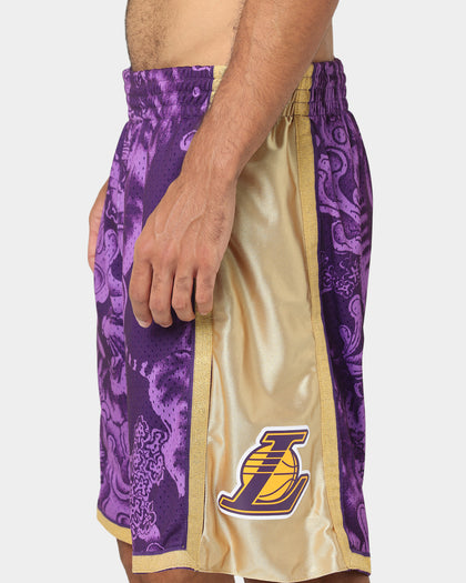 Mitchell & Ness Los Angeles Lakers CNY 4.0 Swingman Shorts Purple
