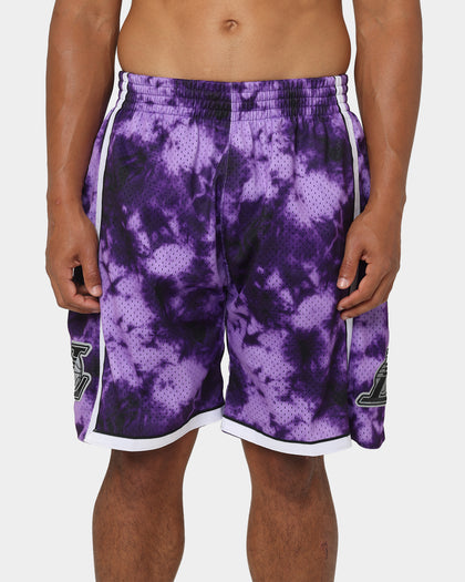 Mitchell & Ness Los Angeles Lakers Galaxy Swingman Shorts Purple