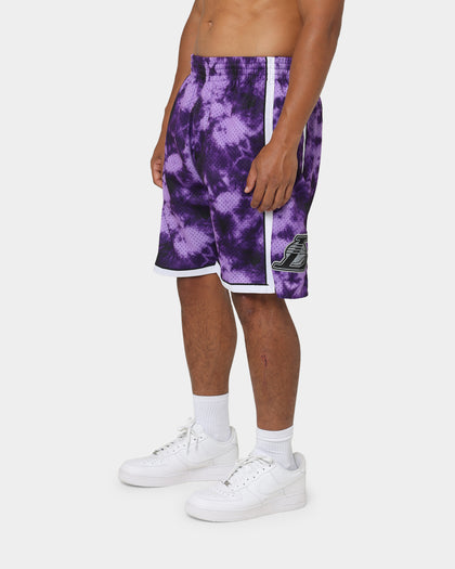 Mitchell & Ness Los Angeles Lakers Galaxy Swingman Shorts Purple