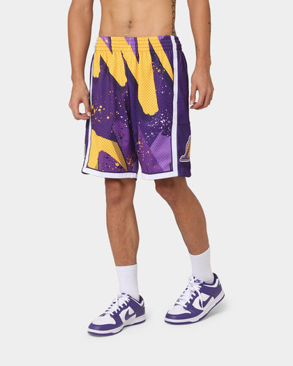 Mitchell & Ness Los Angeles Lakers Hyper Hoop Swingman Shorts Purple