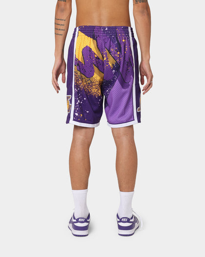 Mitchell & Ness Los Angeles Lakers Hyper Hoop Swingman Shorts Purple