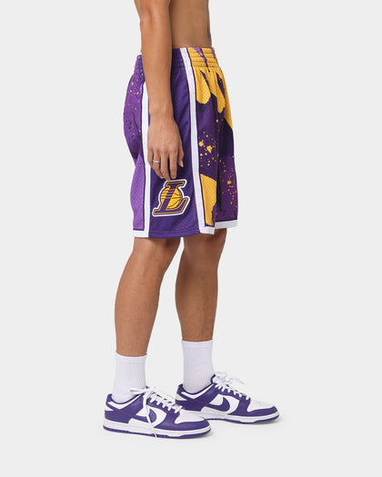 Mitchell & Ness Los Angeles Lakers Hyper Hoop Swingman Shorts Purple