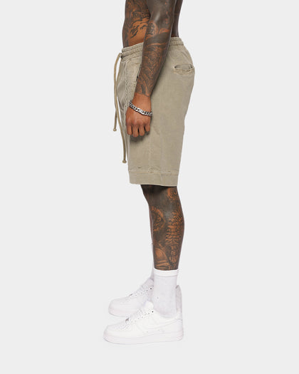 XXIII Bair Distressed Shorts Khaki