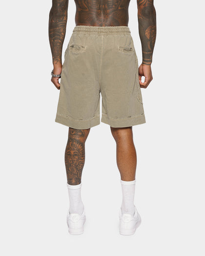 XXIII Bair Distressed Shorts Khaki