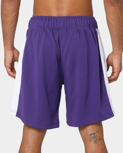 New Era Los Angeles Dodgers Basketball Shorts Purple