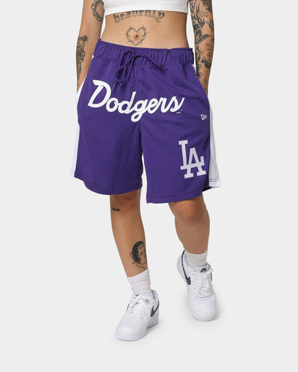 New Era Los Angeles Dodgers Basketball Shorts Purple