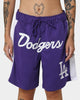 New Era Los Angeles Dodgers Basketball Shorts Purple