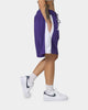 New Era Los Angeles Dodgers Basketball Shorts Purple