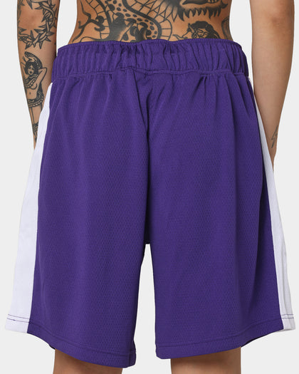 New Era Los Angeles Dodgers Basketball Shorts Purple