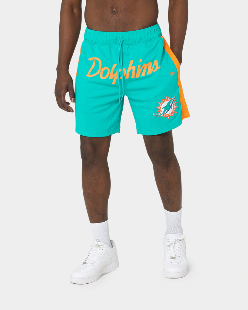 New Era Miami Dolphins Basketball Shorts Teal Culture Kings US