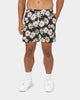Dead Studios Daisy Beach Shorts Black/White/Yellow