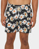 Dead Studios Daisy Beach Shorts Black/White/Yellow