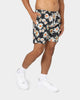 Dead Studios Daisy Beach Shorts Black/White/Yellow