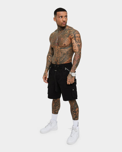 Saint Morta Desolation Cargo Shorts Black