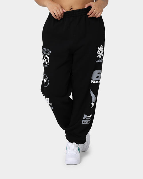WNDRR Market Track Pants Black