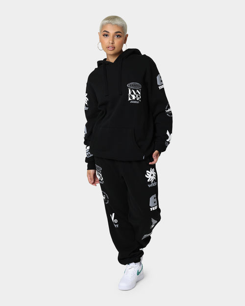 WNDRR Market Track Pants Black