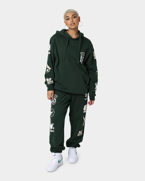 WNDRR Market Track Pants Forest Green