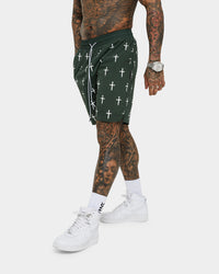 Saint Morta Daggers Shorts Dark Green